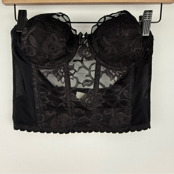 ValMont Black Lace Corset Bustier – 34B – Excellent Condition - Picture 1 of 6